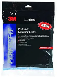 3M 6020 6-Pk Detailing Cloth Perfect-It Iii Auto Detailing Cloth44; Light Blue44; 12 in. X 14 in. 6 Cloths Per Pack