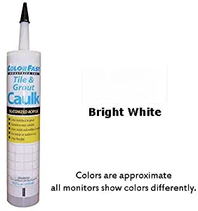 Color Fast Colored Caulk to Match Hydroment Unsanded – 20 Colors Available (Bright White)