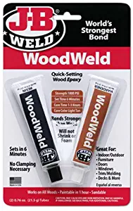 J-B Weld 8251 2 Ounce Quick Setting Epoxy Adhesive - 1.52 oz