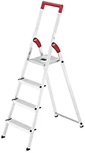 Hailo 8150-427 L50 4ft. Folding Lightweight Aluminum Platform Step Ladder