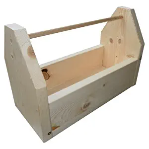 CraftKitsAndSupplies Large Wood Tool Box Kit