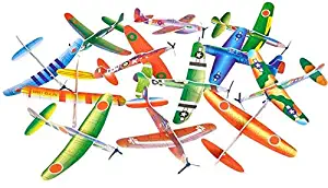 Rhode Island Novelty 8 Inch Flying Glider Planes Two Dozen