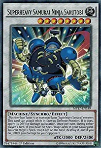 Yugioh 1st Ed Superheavy Samurai Ninja Sarutobi MP17-EN149 Rare 1st Edition Mega Pack 2017 Cards