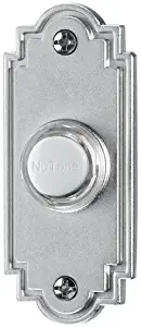 NuTone PB15LSN Wired Lighted Door Chime Push Button, Satin Nickel