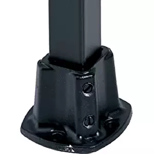 GILPIN IRONWORKS 579 1-1/4BLK Floor PostFlange