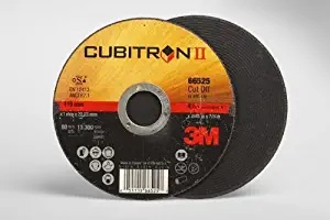 3M Cubitron II COW Ceramic Cutoff Wheel - Type 1 (Straight) - 60 Grit Medium Grade - 4 1/2 in Dia 7/8 in Center Hole - Thickness 0.045 in - 13300 Max RPM - 66525 [PRICE is per WHEEL]