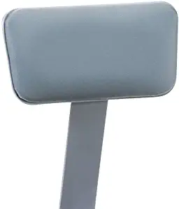 National Public Seating 6400-B Gray Vinyl Padded Backrest for 6400 Series Stools