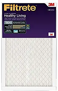 Filtrete 12x12x1, AC Furnace Air Filter, MPR 1500, Healthy Living Ultra Allergen, 2-Pack