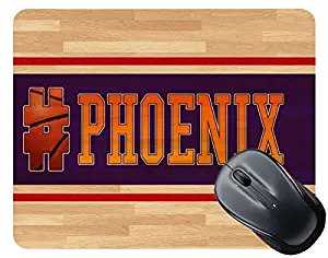 BRGiftShop Basketball Team Hashtag Phoenix #Phoenix Square Mouse Pad