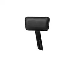 National Public Seating 6400-B-10 Black Padded Vinyl Backrest for 6200 & 6300 Series Stools