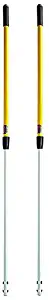 Rubbermaid Commercial Quick-Connect Straight Extension Handle, Yellow (FGQ75500YL00) (2 PACK)