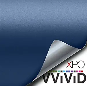 VViViD XPO Matte Metallic Navy Blue Vinyl Car Wrap Film Roll (50ft x 5ft (Full Car Wrap Roll))