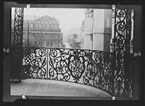 1920 Photo Pontalba buildings, New Orleans vintage black & white photo F880