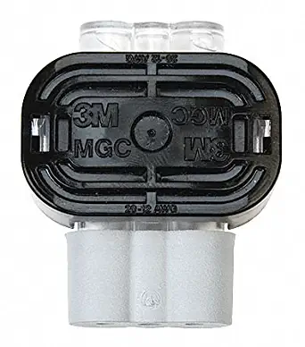 3M 3-Port Moisture Resistant, Run Tap Moisture Guard Connector, PK of 100 - pkg. of 100