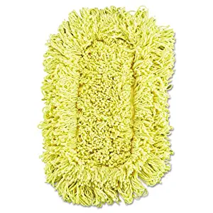 Trapper Commercial Dust Mop with Looped-end in Yellow [Set of 12]