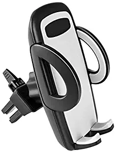 West Coach Easy Install Cell Phone Holder for car,Air Vent Phone Holder Car Mount for All The Phones,Car Phone Mount with Lock