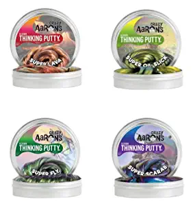 Crazy Aaron's 4 Pack Putty Mini Tin Assortment - Super Illusions