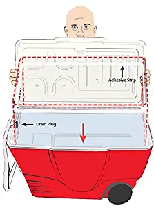 Allinliner Plastic Coolers Liner 11 (3 Pack) for Rubbermaid - 75 Qt. Tri Handle 5 Day - 26.25 x 13 x 14.25