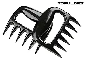 TOPULORS Ideal Gift Meat Claws-Strongest BBQ Meat Handler Forks Pulled Pork Shred Handling Meat & Carving Turkey Claws Handler Set for Your Smoker & Barbecue(1 Pair)