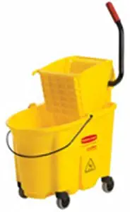 Rubbermaid Comm Prod Side Mop Bucket/Wringer, Yellow