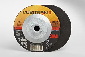 3M Cubitron II COW Ceramic Cutoff Wheel - Type 27 (Depressed Center) - 36 Grit Very Coarse Grade - 4 1/2 in Dia - Thickness 0.09 in - 13300 Max RPM - 66532 [PRICE is per WHEEL]