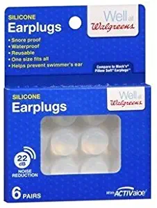 Walgreens Soft Silicone Ear Plugs, 6 pr