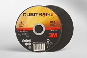 3M Cubitron II COW Ceramic Cutoff Wheel - Type 1 (Straight) - 60 Grit Medium Grade - 5 in Dia 7/8 in Center Hole - Thickness 0.045 in - 12250 Max RPM - 66526 [PRICE is per WHEEL]