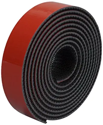 3M Dual Lock Reclosable Fastener SJ3870 250 Black, 2 in x 45 yd 0.22 in (5.6mm) (Pack of 1)