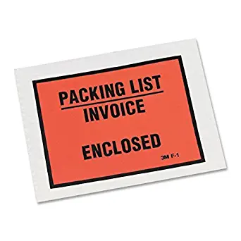 3M Full Print Packing List Envelope F1,4-1/2 in x 5-1/2 in (Box of 1000)