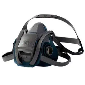 3M 50051131494904 Rugged Comfort Half Mask 6500 with Quick Latch System