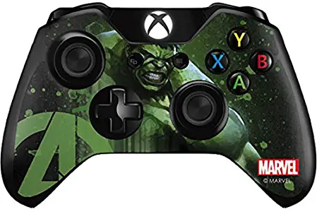 Skinit Decal Gaming Skin for Xbox One Controller - Officially Licensed Marvel/Disney Hulk is Ready Design