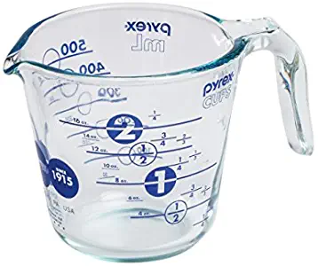 Pyrex 2 Cup Anniversary Measuring Cup - BLUE