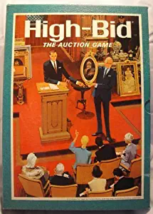 High Bid the Auction Game 1965 by Board Games