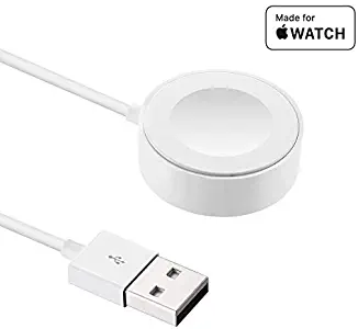 IQIYI [Apple MFi Certified] Apple Watch Charger, 1.0ft(0.3M) Magnetic Charging Cable Cord for Apple Watch/iWatch 38mm & 42mm &40mm & 44mm,Portable Charger Apple Watch Series 1/2/3/4