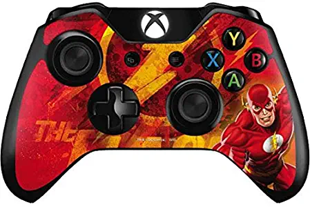 Skinit Decal Gaming Skin for Xbox One Controller - Officially Licensed Warner Bros Ripped Flash Design