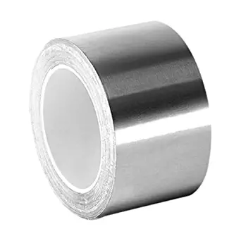 3M 3361High Temperature Stainless Steel/Acrylic Adhesive Foil Tape, 1" Width x 3yd. Length, 2 Rolls