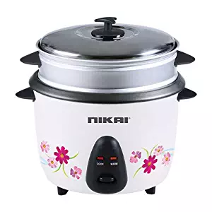 Nikai NR670 0.6Liter Rice Cooker Non Stick Top,Steamer 220/240/volt 50Hz.(Will Not Work IN USA)