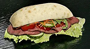 Home Comforts Peel-n-Stick Poster of Roast Beef Cucumber Sandwich Carrot Tomato Dining Vivid Imagery Poster 24 x 16 Adhesive Sticker Poster Print