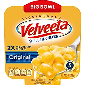 Velveeta Original Shells & Cheese, 5 oz. Microwavable Bowl