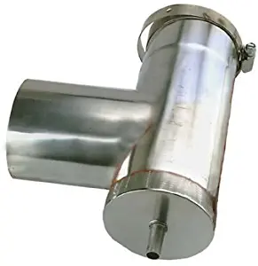 Z-Flex Z-Vent 4" Vertical Condensation Drain Tee (2SVEVWCF04)