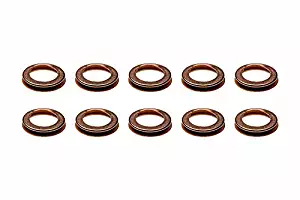 1980-2016 Nissan 10pcs. Lower Oil Pan Drain Plug Crush Washer Gasket OEM NEW