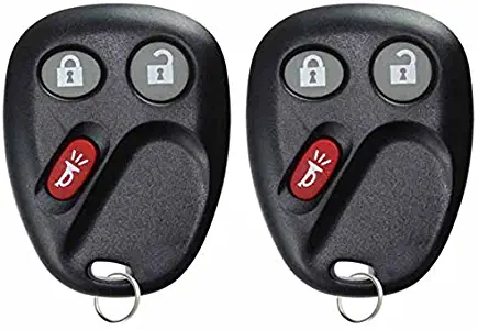 2 KeylessOption Replacement Keyless Entry Remote Control Key Fob for 15051014, 15008008, 15008009, MYT3X6898B