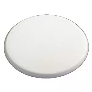 Ultra 5" White Door stop Knob handle Wall Shield Plate Protector - self adhesive, Pack Of 5