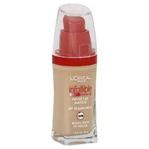 L'Oreal Paris Infallible Advanced Never Fail Makeup, Sand Beige (2-Pack)