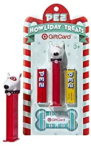 Target Bullseye Dog PEZ Dispenser Holiday Gift Card Collectible, Zero Dollar Balance by Pez Candy