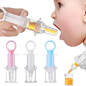 Makalar Baby Pacifier Type Silicone Scale Syringe Feed Juice Squeeze Medicine Dropper Utensils