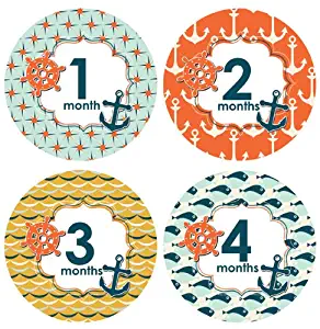 Lucy Darling Little Sailor Monthly Stickers