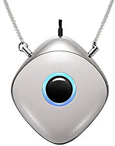 Oxy-Angel Personal Travel Mini Portable Air Purifier, Negative Ion Purifier, Necklace Wearable For Both Kids And Adults, Home Mini USB Charging Air Purifier, Eliminates Smoke Smell, Odors, Dust, Polle