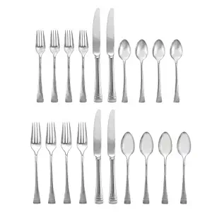 Lenox 863540 Federal Platinum 20 Piece Flatware Set