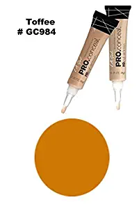 LA Girl Pro High Definition Concealer (3, GC 984 Toffee)